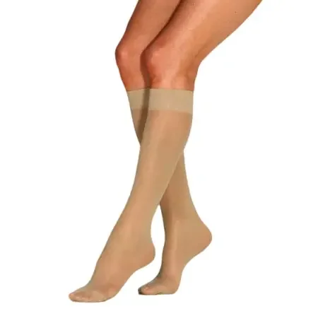JOBST Ultrasheer – Compression Stocking Knee High Large Sun Bronze Closed Toe – 119231