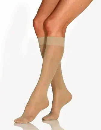 JOBST Ultrasheer – Compression Stocking Knee High X-Large Suntan Closed Toe – 119408