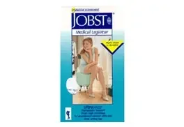 JOBST Ultrasheer – Compression Stocking Thigh High Large Suntan Closed Toe – 122334