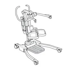 Joerns Healthcare – Knee Pad Bracket – 0Y0673