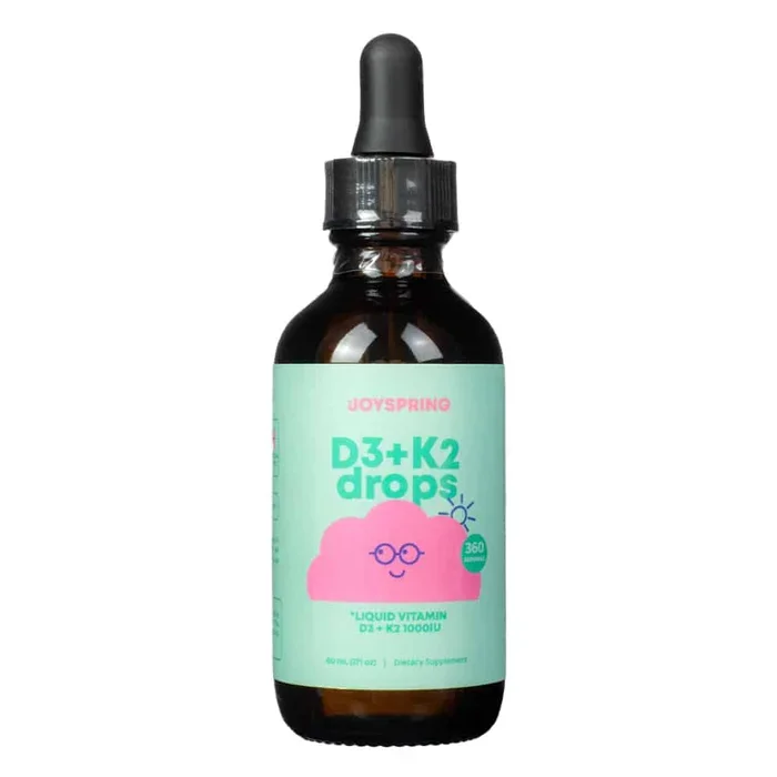 JoySpring D3 + K2 Drops Liquid Vitamin