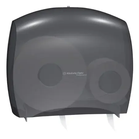 K-C PROFESSIONAL JRT Jr. ESCORT – Toilet Tissue Dispenser Black Smoke Plastic Manual Pull Wall Mount – 09507