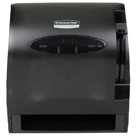 K-C PROFESSIONAL LEV-R-MATIC – Paper Towel Dispenser Black Smoke Plastic Manual Lever Wall Mount – 09765