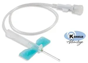 K-Shield Advantage – Infusion Set 25 Gauge 3/4 Inch 12 Inch Tubing Without Port – D3KA-25G