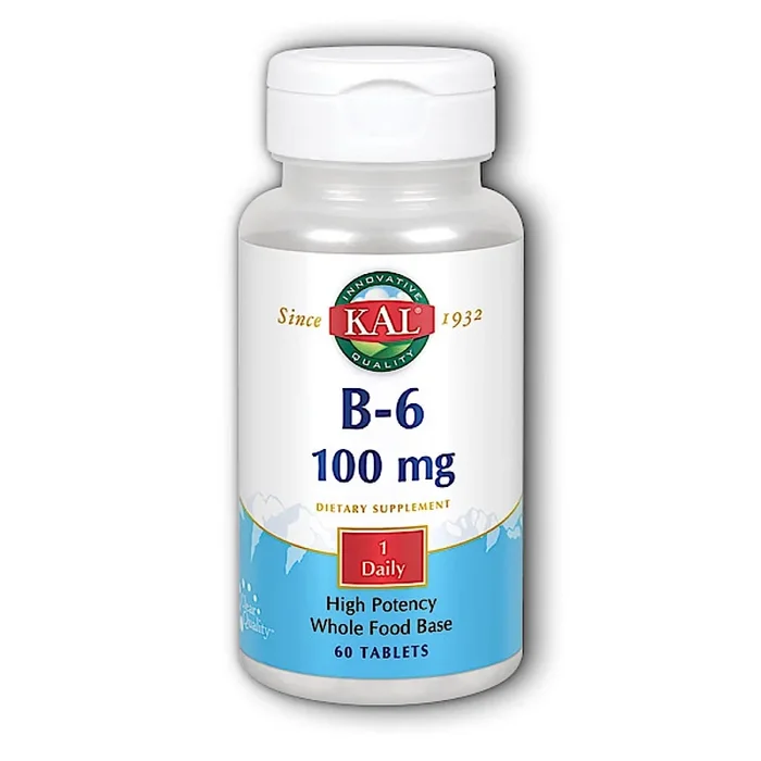 Kal, B-6 100mg, 60 Tablets