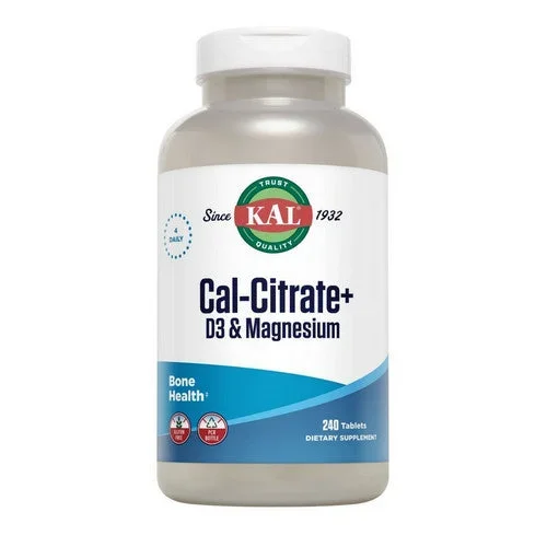 Kal, Cal-Citrate+, 240 Tabs