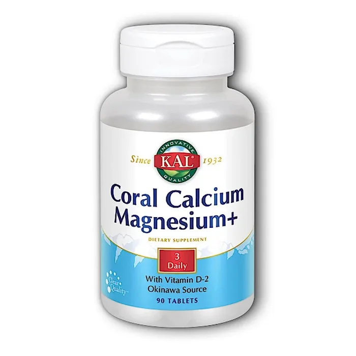 Kal, Cal Mag+ Coral 600mg/300mg, 90 Tablets