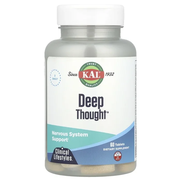 Kal, Deep Thought, Mental Clarity, 60 Tablets