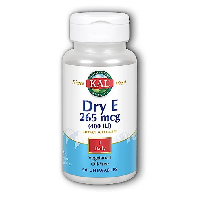 Kal, E Dry Oil Free 400iu, 90 Capsules