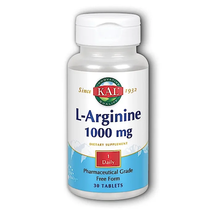 Kal, L-Arginine 1000mg, 30 Tablets