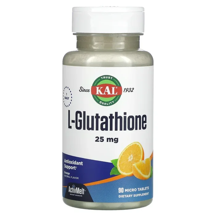 Kal, L-Glutathione Activmelt 25 mg, 90 Lozenges