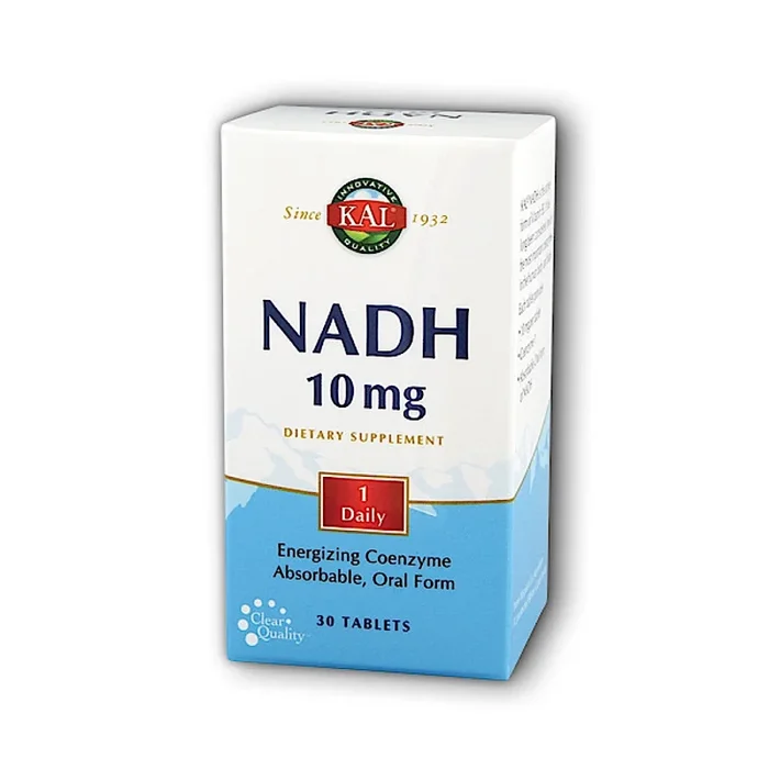 Kal, NADH 10mg, 30 Tablets