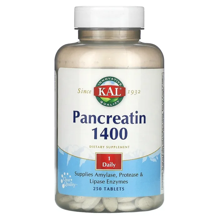 Kal, Pancreatin 1400, 250 Tablets