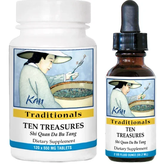 Kan Herb Traditionals Ten Treasures 120 Tablets