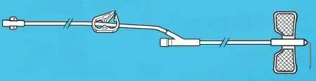 Kawasumi – Huber Infusion Set 20 Gauge 1 Inch 11 Inch Tubing Y-Site Port – PI01Y01