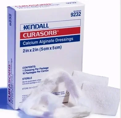 Kendall – Calcium Alginate Dressing 6 X 10 Inch Rectangle Calcium Alginate Sterile – 9239