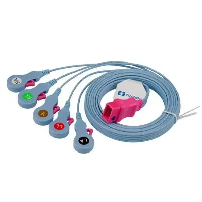 Kendall – ECG Cable 6 Foot, 5-Leads, Radiolucent – 33136R72