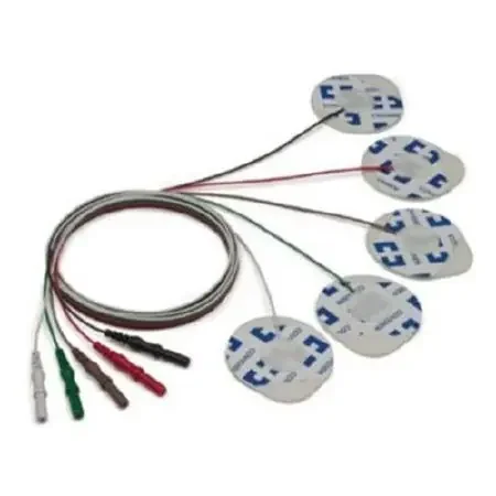 Kendall 930 – ECG Snap Electrode with Leadwire Monitoring Radiolucent Foam Backing 3 per Pack – 2293003