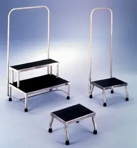 Kent – Step Stool MRI 1 Step Stainless Steel Frame 8 Inch Step Height – 95-275
