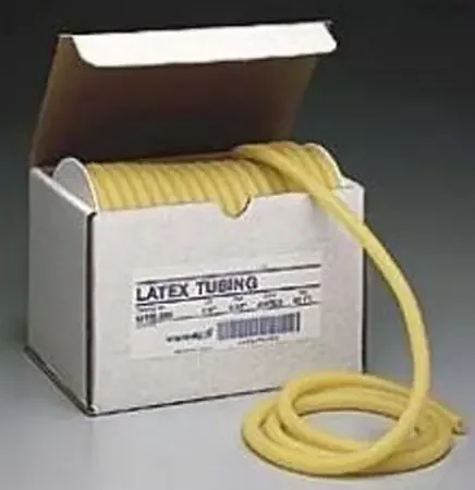 Kent Latex Products – General Use Connector Tubing 50 Foot Length 0.25 Inch I.D. Sterile Without Connector Amber Smooth OT Surface Natrual Latex Rubber – 804R