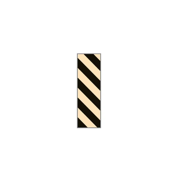 Key Surgical – Blank Instrument Tape Colored Identification Tape Beige, Black Vinyl 1/4 Inch – T-320-0916