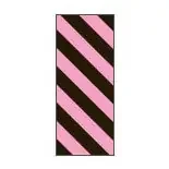 Key Surgical – Blank Label Tape Instructional Label Black, Pink Vinyl 1/4 Inch – T-320-0911