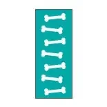 Key Surgical – Blank Label Tape Instructional Label Bone White, Emerald Vinyl 1/4 Inch – T-702-21