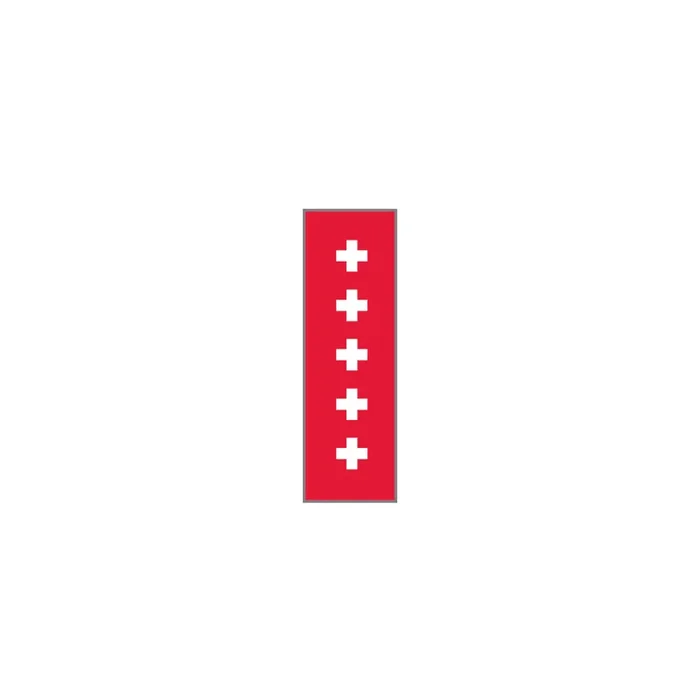 Key Surgical – Blank Label Tape Instructional Label Red, White Vinyl 1/4 Inch – T-716-04