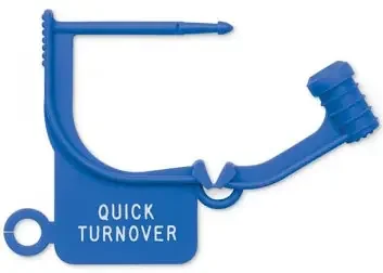 Key Surgical – Locking Tag PrePrinted Blue Plastic 1 Inch – LT-210