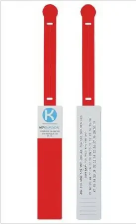 Key Surgical – Scope Tag For Record Keeping Red 1/2 X 13-1/4 Inch 3 X 10-1/2 Inch For Keeping Record 100 per Case – ET-104