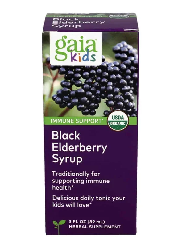 Kids Black Elderberry Syrup by Gaia PRO