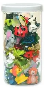 Kids Love Stickers – 48 per Unit Finger Puppet Assortment Toy Chest – 5879