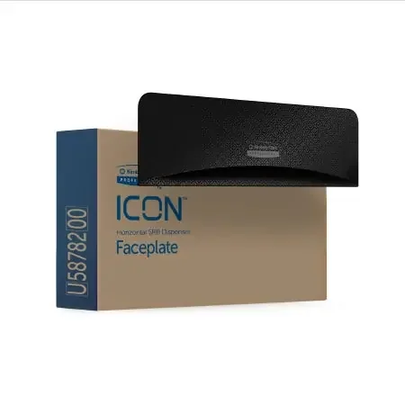 Kimberly-Clark Professional ICON – Toilet Tissue Dispenser Faceplate Black Mosaic, 1-1/2 X 3-1/2 X 12 Inch – 58782