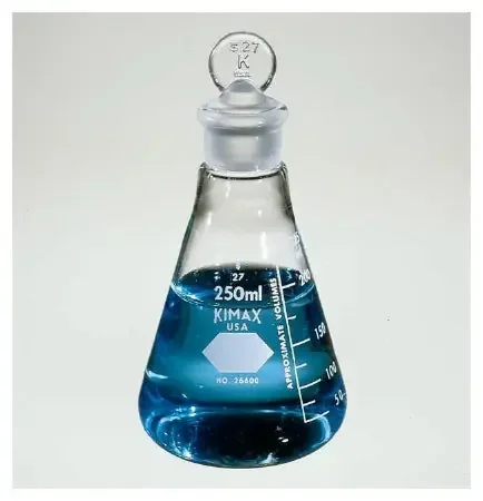 Kimble Kimax – Erlenmeyer Flask Kimble KIMAX Narrow Mouth Borosilicate Glass 250 mL (8 oz.) – 26600-250