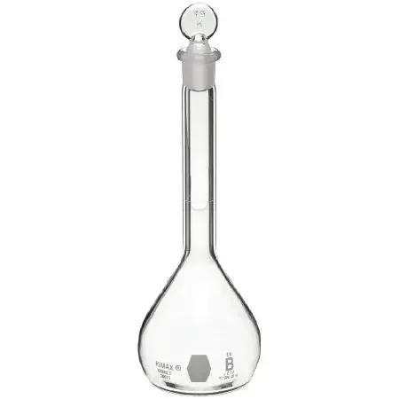 Kimble Kimax – Volumetric Flask Kimble KIMAX Class B Glass 1,000 mL (32 oz.) – 28015-1000