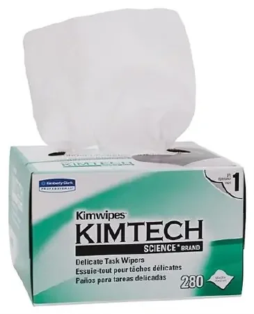 Kimtech Science Kimwipes – Delicate Task Wipe Light Duty White NonSterile 1 Ply Tissue 4-2/5 X 8-2/5 Inch Disposable – 2219-EF5655A-01