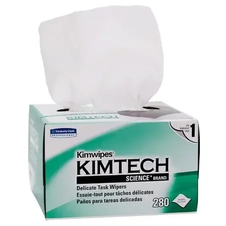 Kimtech Science Kimwipes – Delicate Task Wipe Light Duty White NonSterile 1 Ply Tissue 4-2/5 X 8-2/5 Inch Disposable – 34155