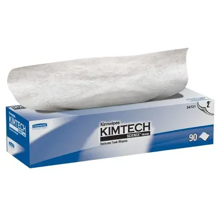 Kimtech Science Kimwipes – Delicate Task Wipe Light Duty White NonSterile 2 Ply Tissue 14-7/10 X 16-3/5 Inch Disposable – 34721