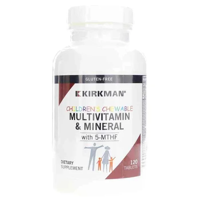 Kirkman Children’s Chewable Multi-Vitamin/Mineral with 5-MTHF