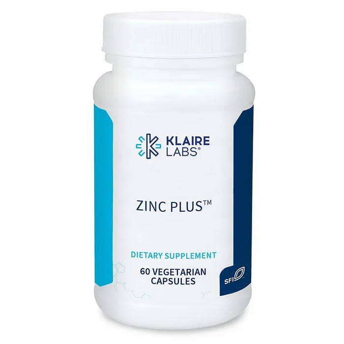 Klaire Labs, Zinc Plus, 60 Vegetarian Capsules