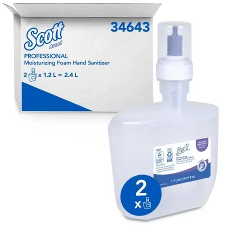 Kleenex Ultra – Hand Sanitizer 1,200 mL Ethyl Alcohol Foaming Dispenser Refill Bottle – 34643