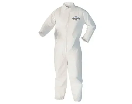 KleenGuard A40 – Coverall Large White Disposable NonSterile – 44303