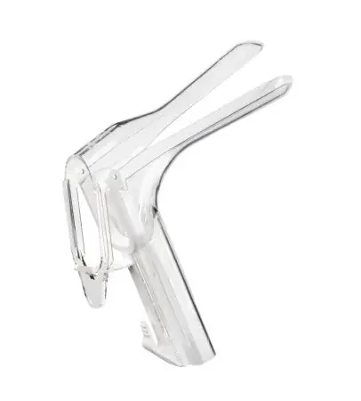 KleenSpec 590 Series Premium – Vaginal Speculum Pederson NonSterile Office Grade Acrylic Small Double Blade Duckbill Disposable Corded/Cordless Light Source Compatible – 59000