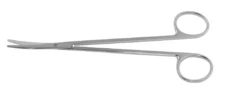 König – Dissecting Scissors Metzenbaum 7 Inch Length Surgical Grade Stainless Steel NonSterile Finger Ring Handle Curved Blunt Tip / Blunt Tip – MDS0828318