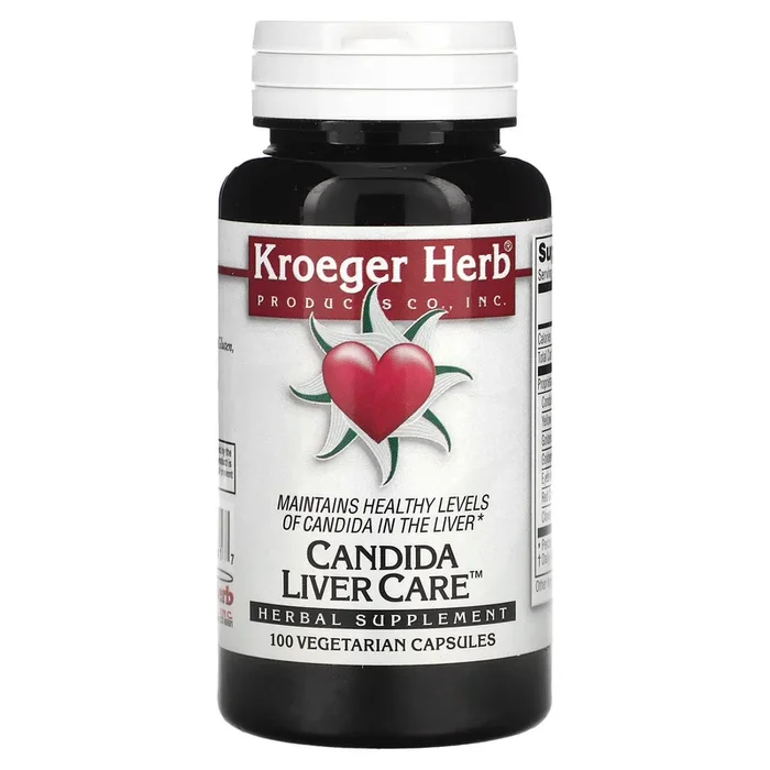 Kroeger Herb Comp Concentrates, Candida Liver Care, 100 Capsules