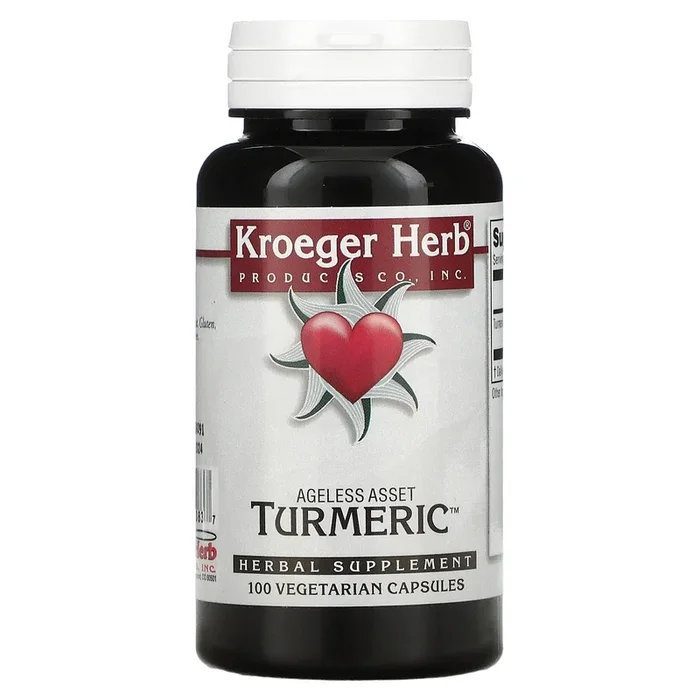Kroeger Herb Comp Concentrates, Turmeric, 100 Capsules