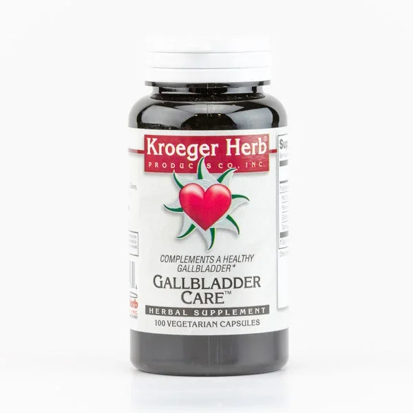 KROEGER HERB GALLBLADDER CARE 100 CAPSULES