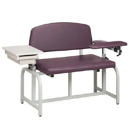 Lab X Series Bariatric – Blood Drawing Chair Padded Flip Up Arm Desert Tan – 66002B-3DT