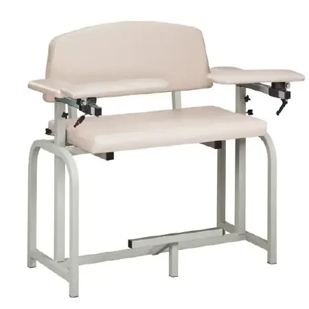 Lab X Series Extra Tall / Wide – Blood Drawing Chair Padded Flip Up Arm Wedgewood Blue – 66099-3WW