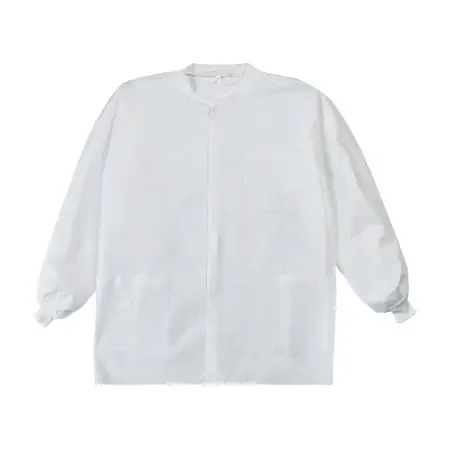 LabMates – Lab Jacket White X-Small Hip Length Disposable – 85181